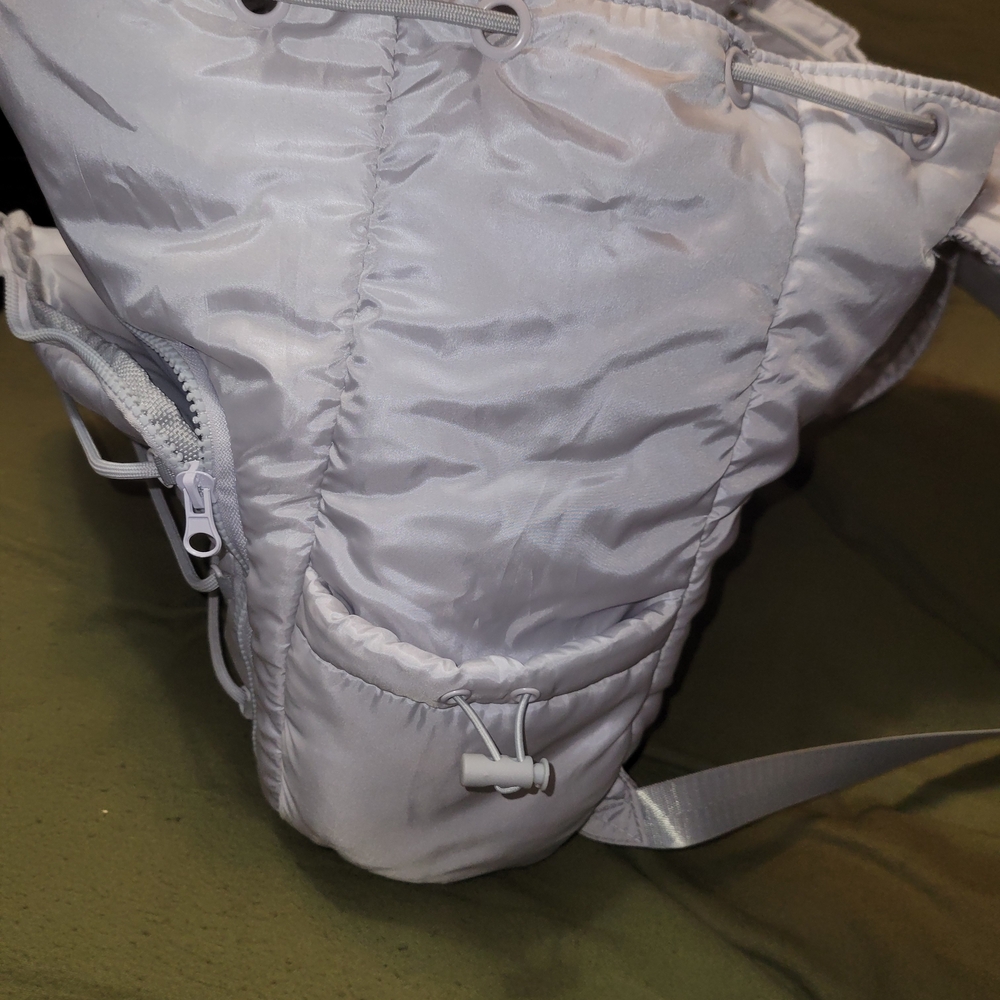 Silver Quilted Backpack - Picture 7 of 9